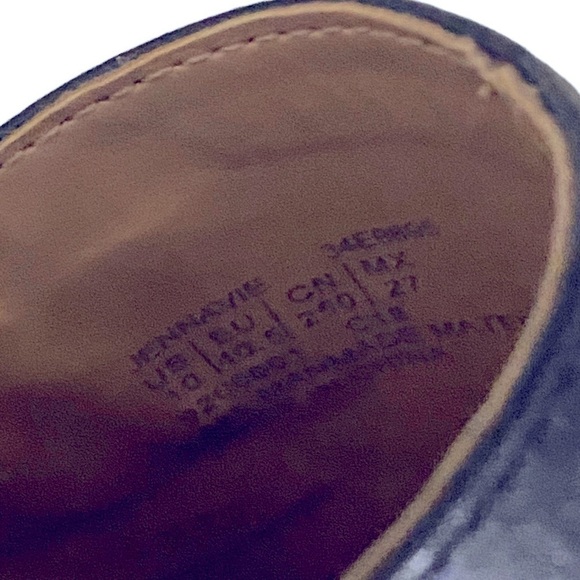 CALVIN KLEIN Jenavie Bootie Black Leather Size 10 Y2K Pointed Toe - Picture 10 of 10